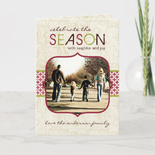Customisable Holiday Photo Card