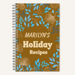 Customisable Holiday Recipe Notebook