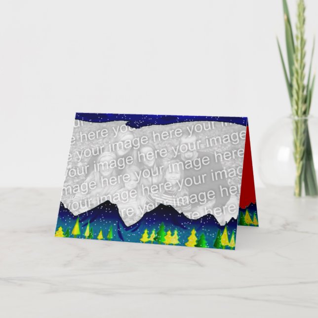 Customisable Holidays Card (Front)