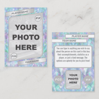 Customisable "Holographic" Any-Sport Trading Card