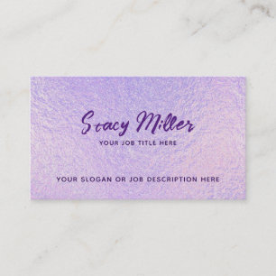 Customisable Holographic Business Cards