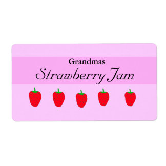 Customisable Homemade Jam Label