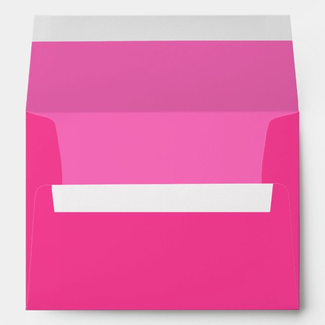Customisable Hot Pink Wedding Envelopes (Back (Bottom))