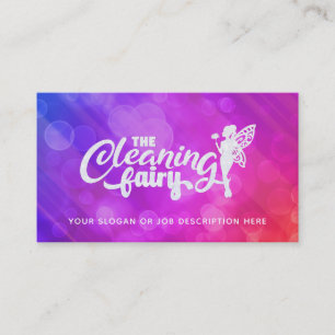 Customisable House Cleaning Business Cards logo