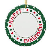 Customisable House Rabbit | Hoppy Christmas Photo