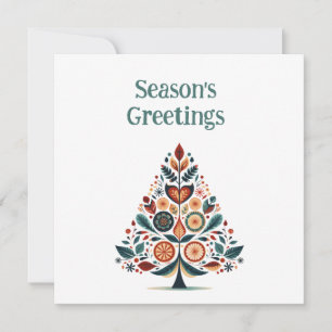 Customisable Hygge Scandinavian Minimalist Holiday Card