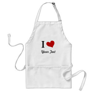 Customisable I Heart Apron