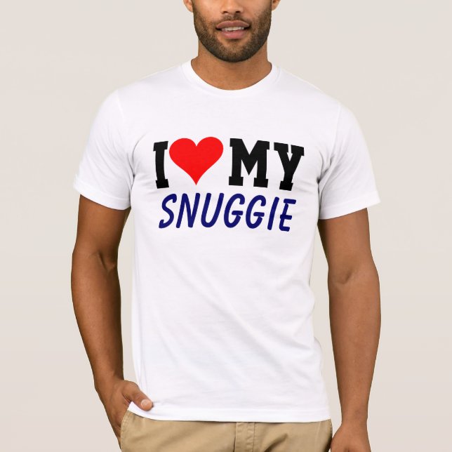 Customisable I Heart My Snuggie Tee (Front)