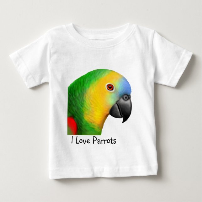 Customisable I Love Parrots Infant T-Shirt (Front)