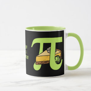 Customisable I LOVE PIE AND PI Day Mug