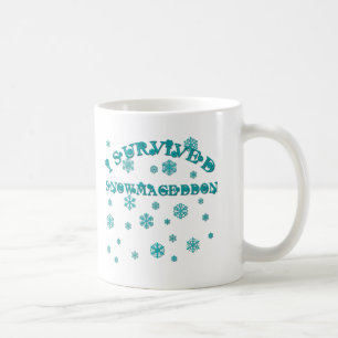 Customisable I SURVIVED SNOWMAGEDDON Coffee Mug