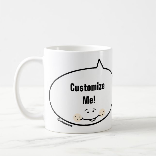 Customisable iamQuotes Coffee Mug (Left)