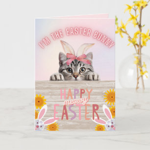 Customisable I'm The Easter Bunny Easter Card