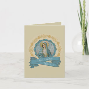 Customisable Immaculate Heart of Mary Card