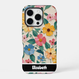 Customisable Impasto Flower Garden Cover
