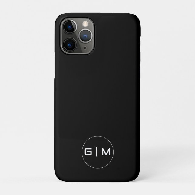 Customisable initials name Case-Mate iPhone case (Back)