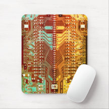 Customisable Initials Retro Techie Printed Circuit
