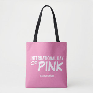 Customisable International Day of Pink Tote Bag