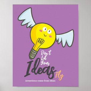 Customisable Inventions Come from Ideas Poster