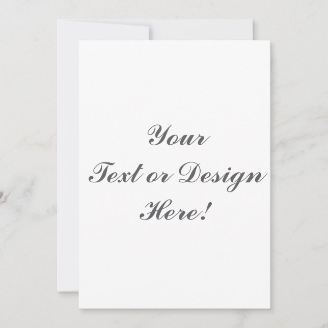 Customisable Invitation - Add Your Text or Design (Front)