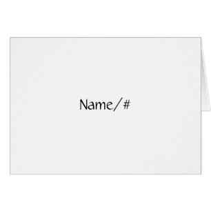 Customisable Invitation Sets Placecard