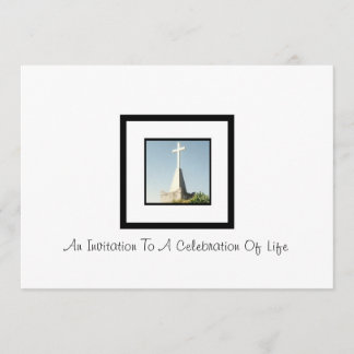 Customisable Invitation To A Celebration Of Life