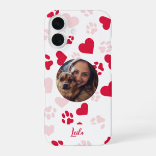 Customisable iPhone Case with Cat Paw Prints