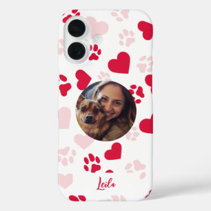 Customisable iPhone Case with Cat Paw Prints