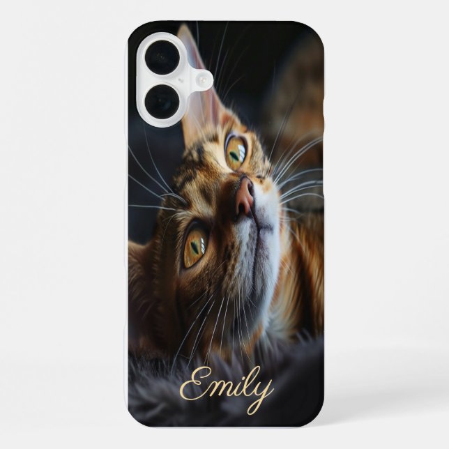 Customisable iPhone for Cat Lovers Case (Back)