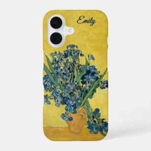 Customisable Irises by Vincent van Gogh iPhone 16 Case