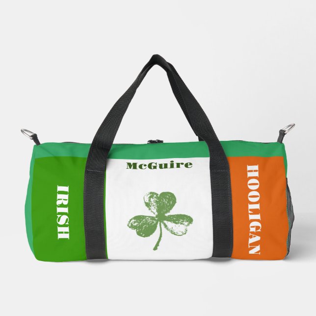 Customisable Irish Hooligan Duffle Bag (Front)