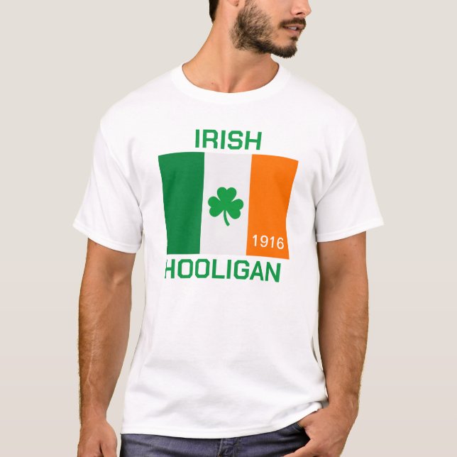 Customisable Irish Hooligan T-Shirt (Front)