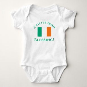 Customisable Irish Patriotic Baby Bodysuit