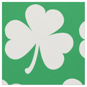 Customisable Irish Shamrock Fabric