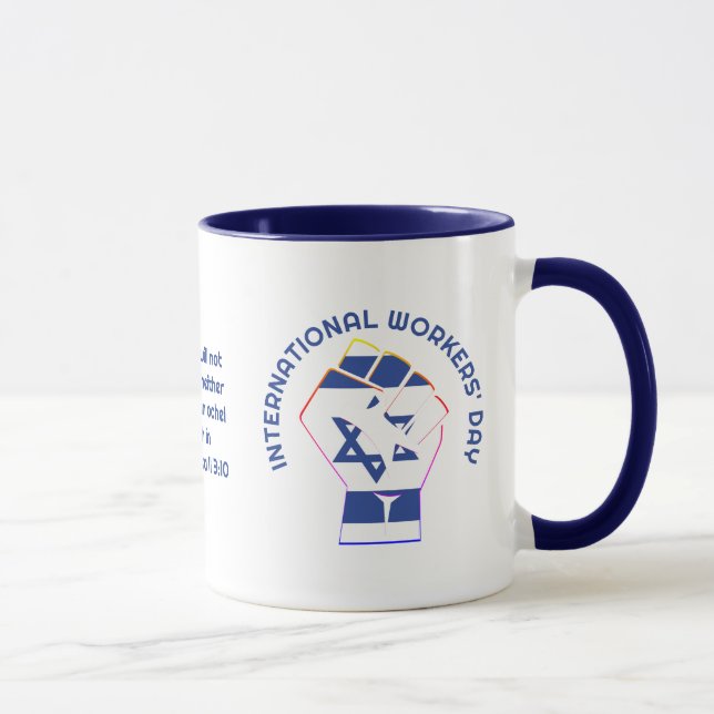 Customisable ISRAEL LABOR DAY Mug (Right)