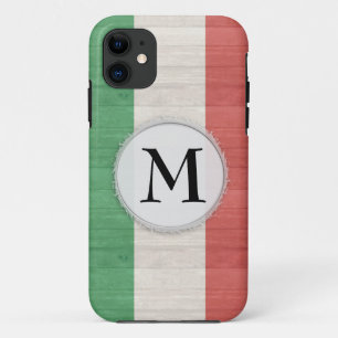 Customisable Italian Flag Case iPhone 11