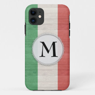 Customisable Italian Flag Case iPhone 11