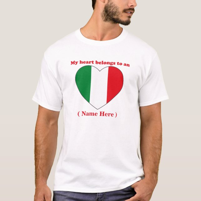 Customisable Italy T-shirt (Front)