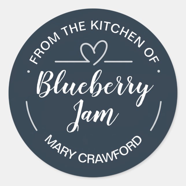 Customisable Jam or Preserves Label (Front)