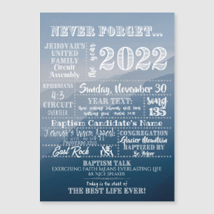Customisable JW Baptism Gift - Circuit Assembly