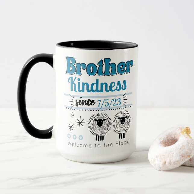 Customisable JW Baptism Gift for Brother Mug (With Donut)