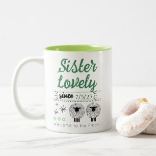 Customisable JW Baptism Gift for Brother or Sister Two-Tone Coffee Mug