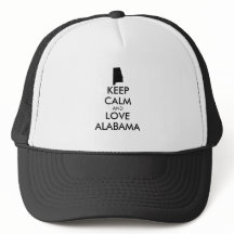 Customisable KEEP CALM and LOVE ALABAMA