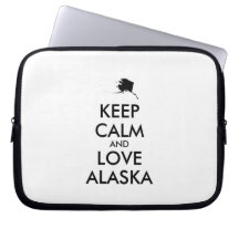 Customisable KEEP CALM and LOVE ALASKA