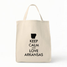 Customisable KEEP CALM and LOVE ARKANSAS