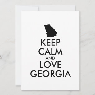 Customisable KEEP CALM and LOVE GEORGIA