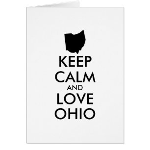 Customisable KEEP CALM and LOVE OHIO