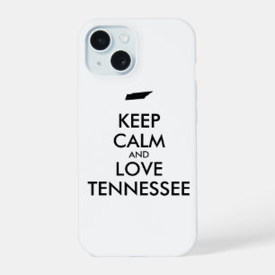 Customisable KEEP CALM and LOVE TENNESSEE iPhone 15 Case