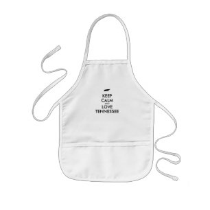 Customisable KEEP CALM and LOVE TENNESSEE Kids Apron