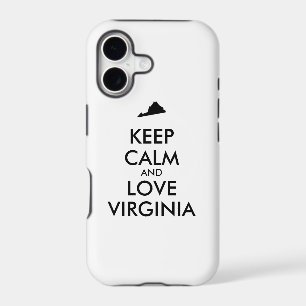 Customisable KEEP CALM and LOVE VIRGINIA